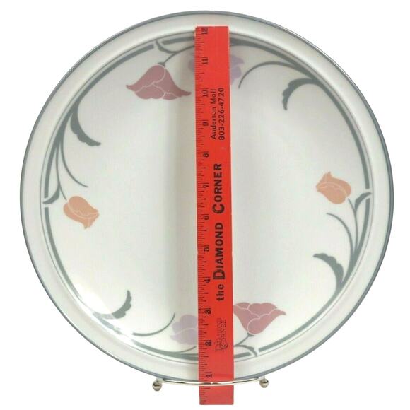 Tivoli Belles Fleurs Large Round Serving Bowl or Platter Japan 12.25” Dansk 80's - Picture 5 of 7